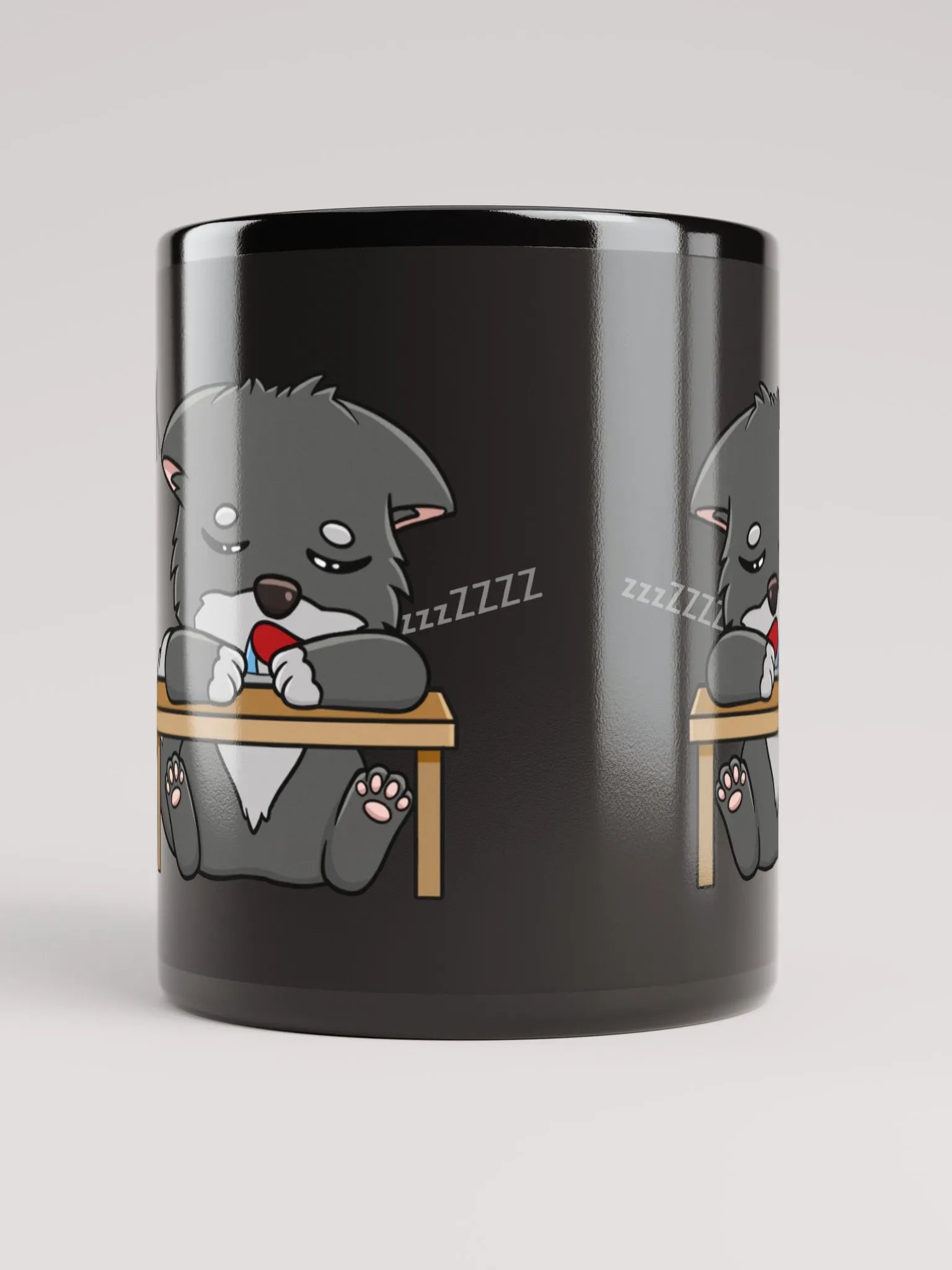 Black Emote Mug - Sleepy product image (5)