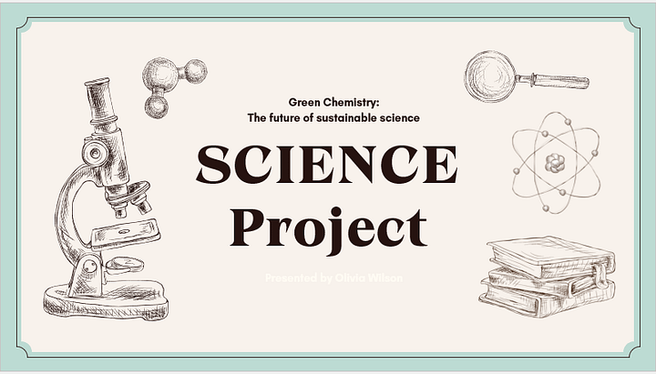 Illustrative Science Project présentation product image (1)