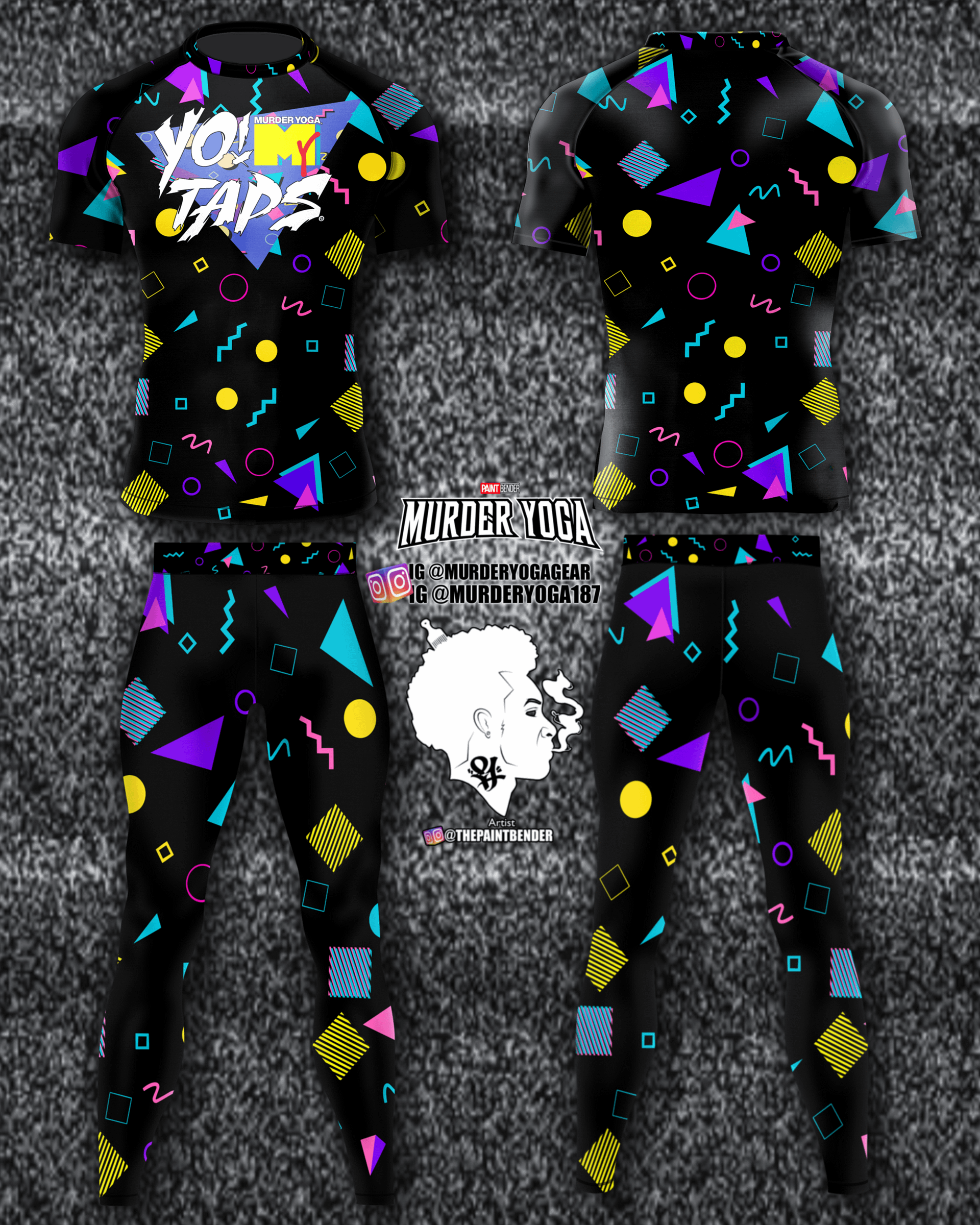 Yo! Murder Yoga Taps [ Rashguard ] product image (3)
