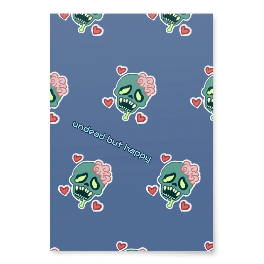 Undead But Happy (wrapping paper) product image (4)