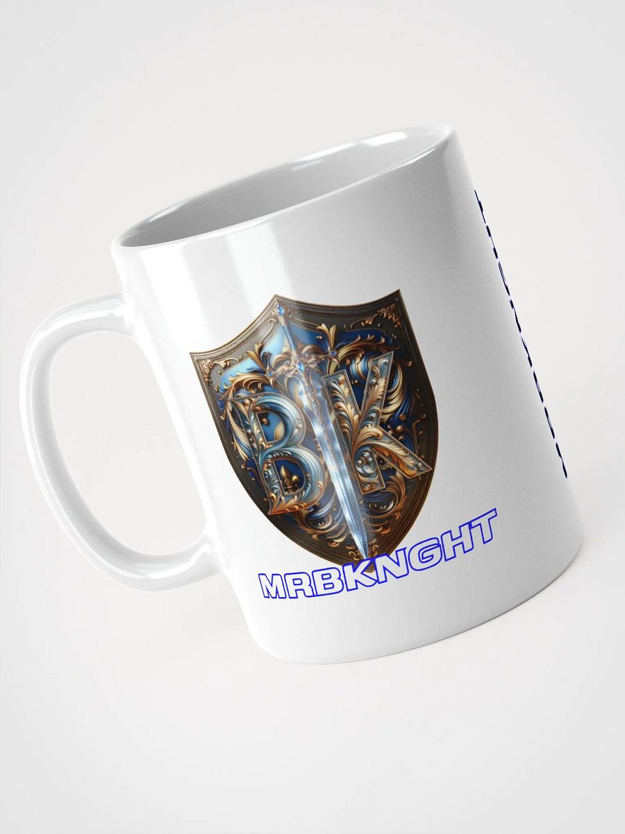 White MrBKnght Logo Mug product image (3)