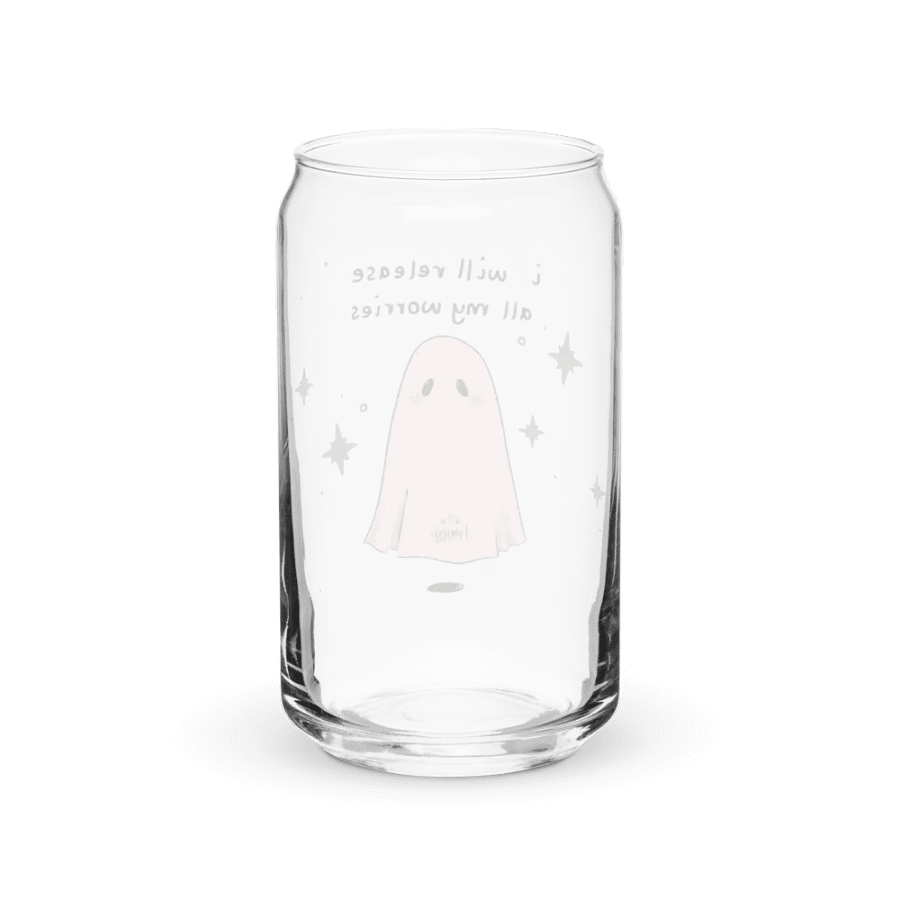 I will release all my worries drink glass product image (6)
