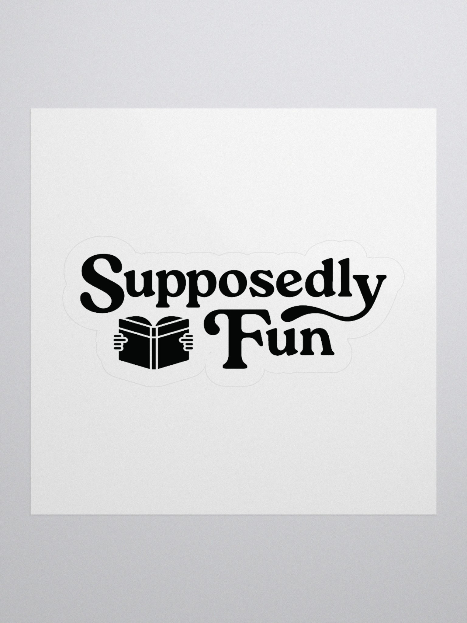 Supposedly Fun Sticker product image (2)