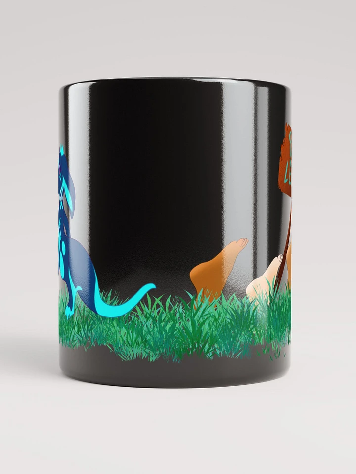 PLANT LEGZ HERE - Black Glossy Mug product image (4)