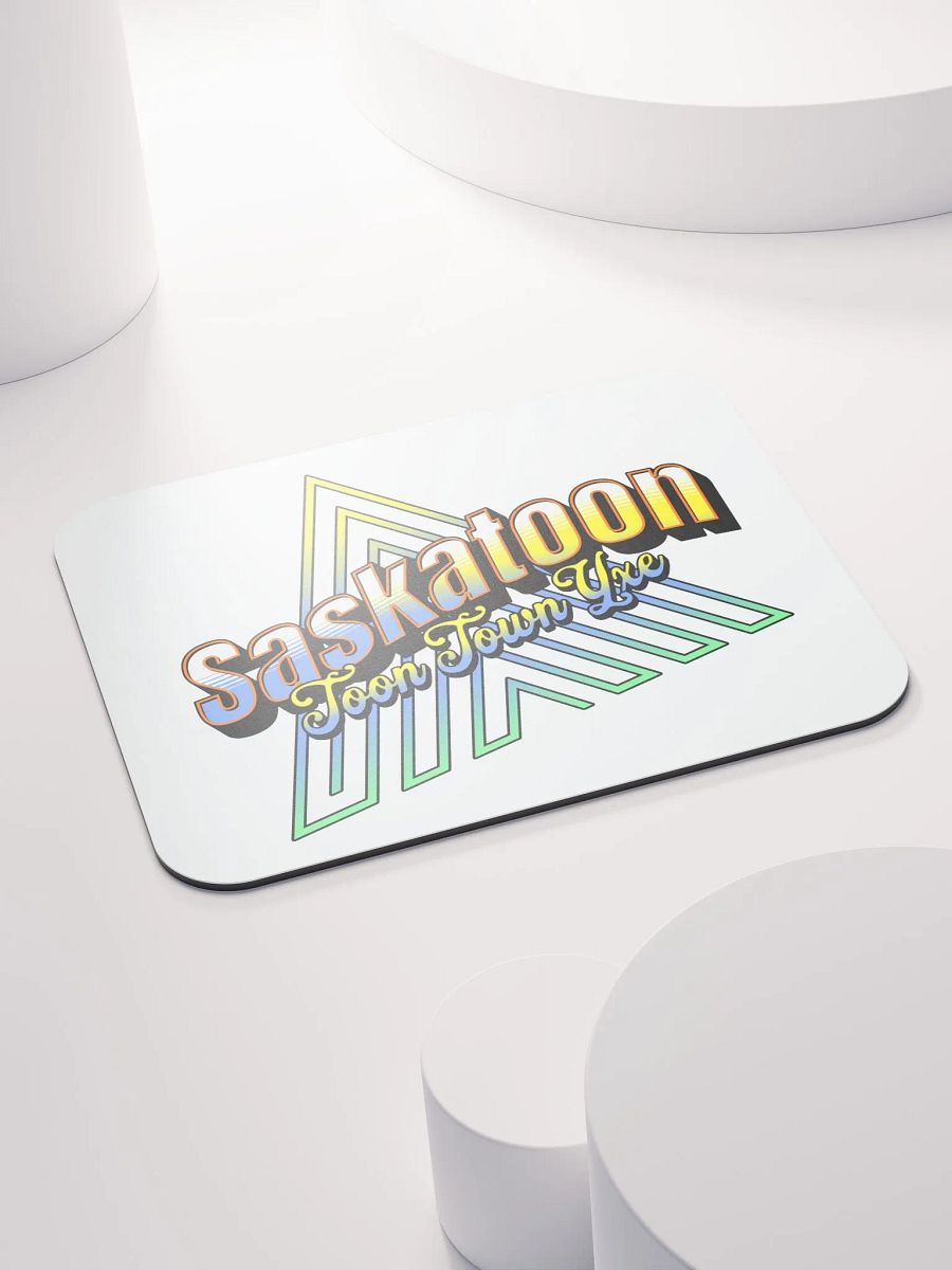 Saskatoon Toon Town Yxe Vibrant Mouse Pad product image (4)