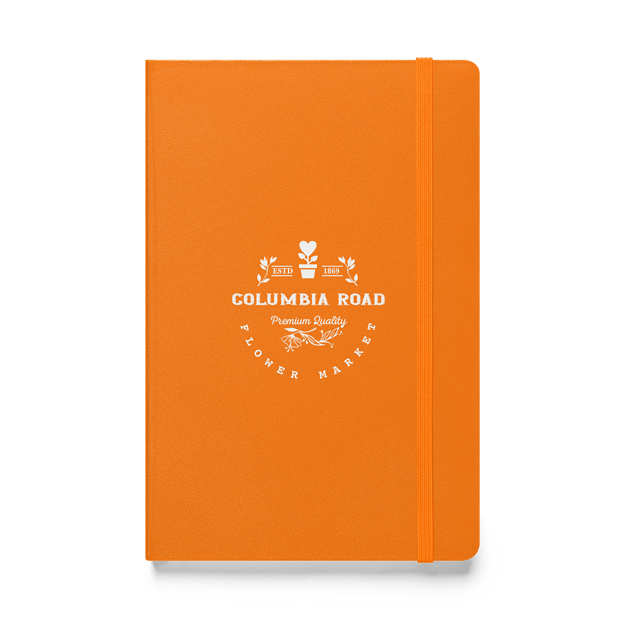 Columbia Road Market Hardcover Notebook (Orange) product image (1)