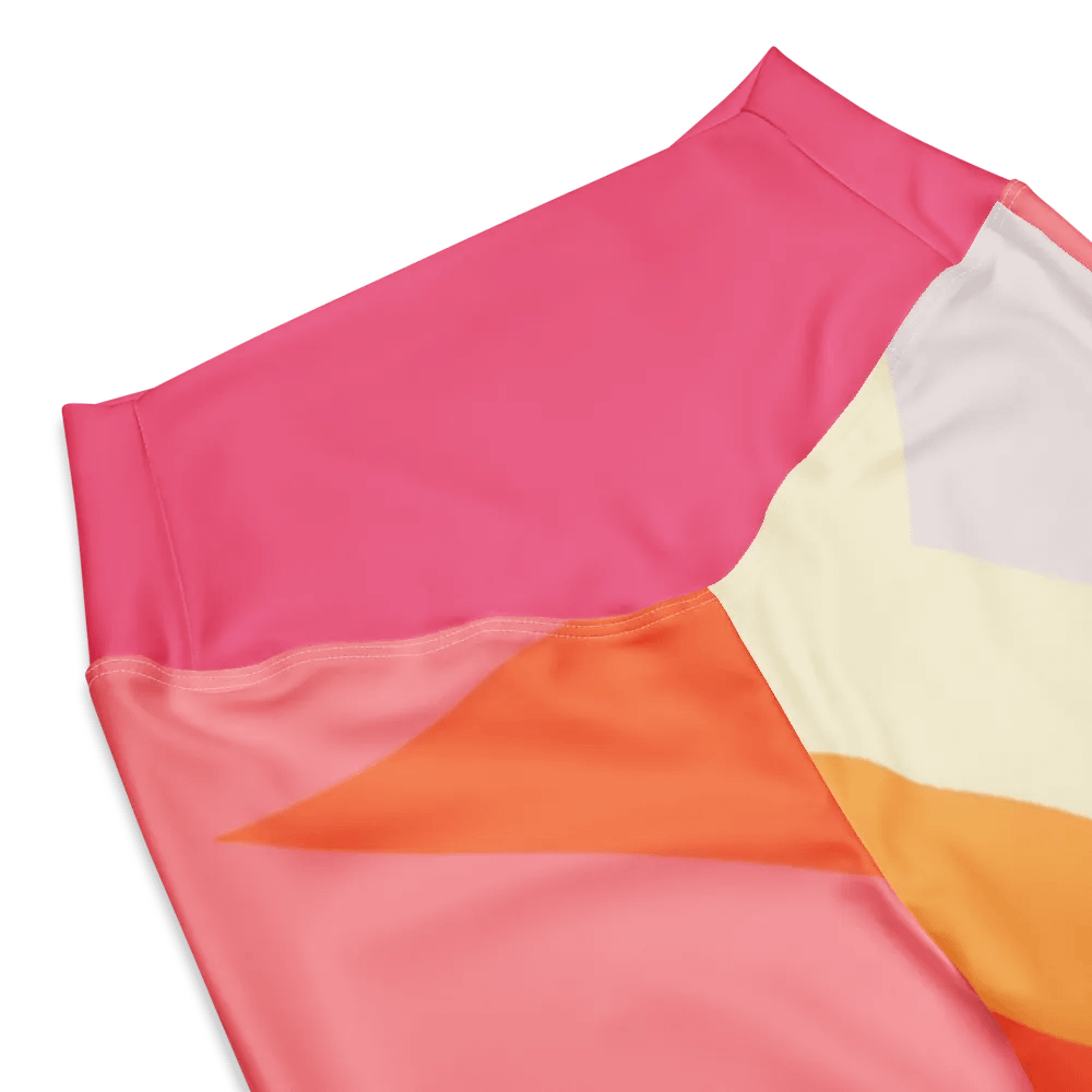 Retro Pink Sherbet Flared Leggings product image (8)