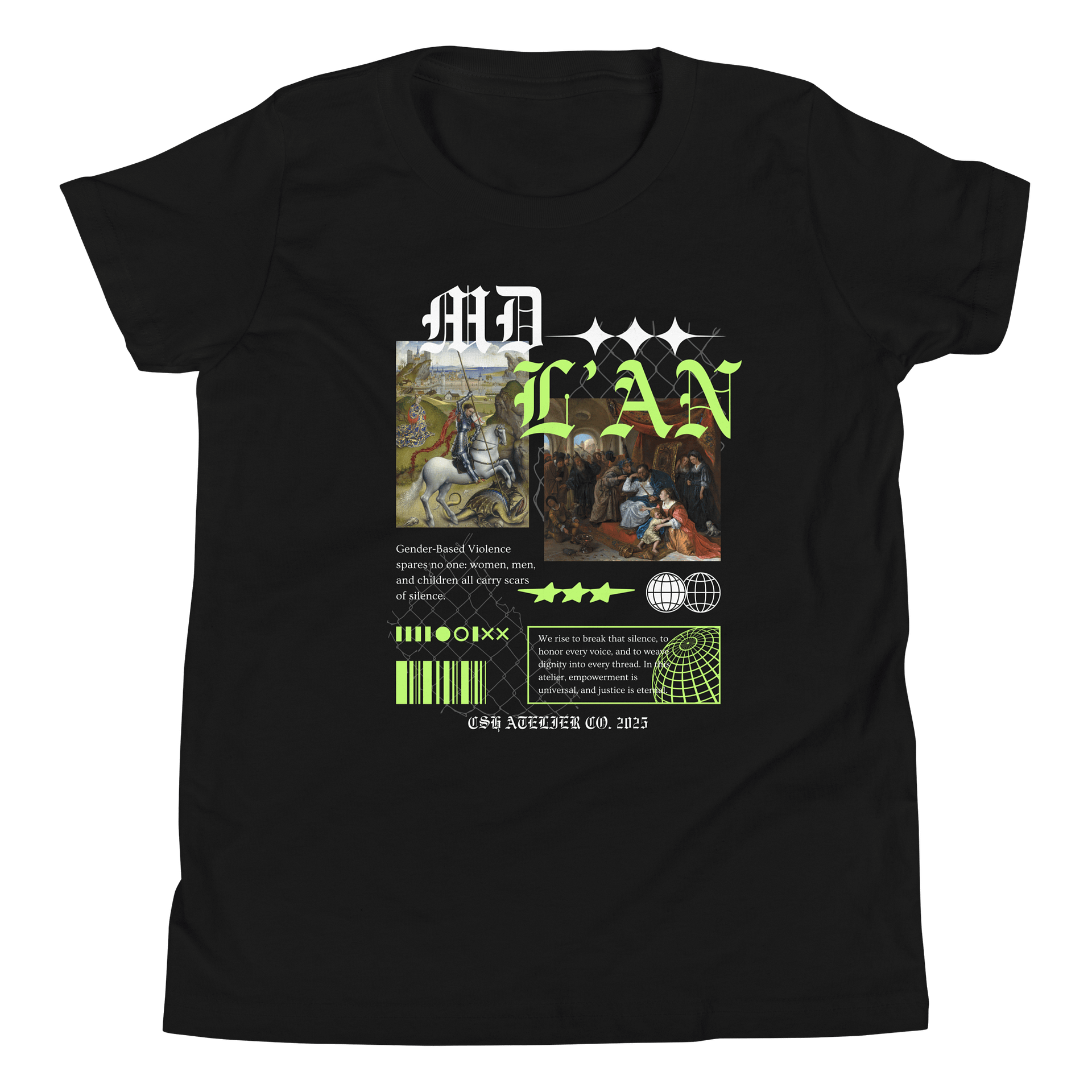 MDL'AN GBV Awareness Kids T-Shirt product image (4)