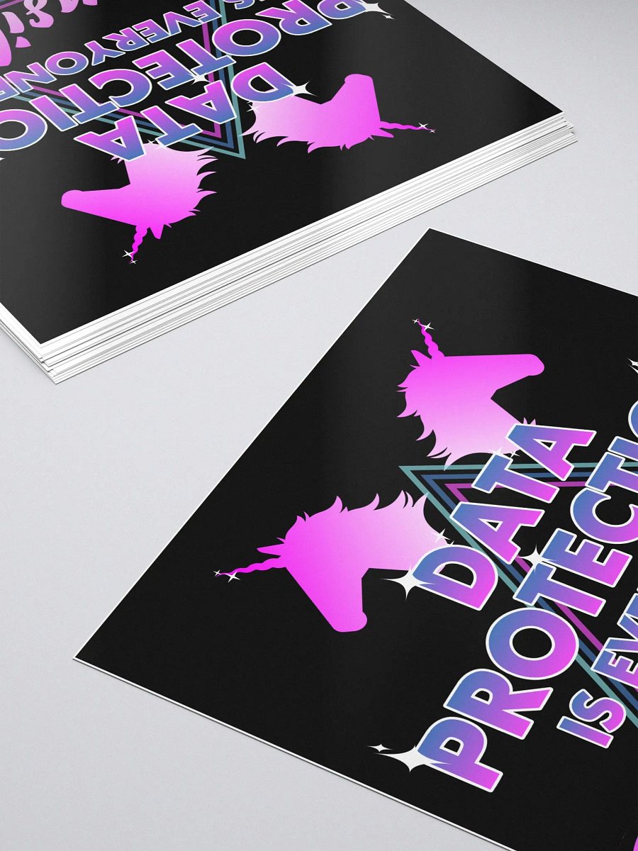 Data Protection bubble free stickers product image (5)