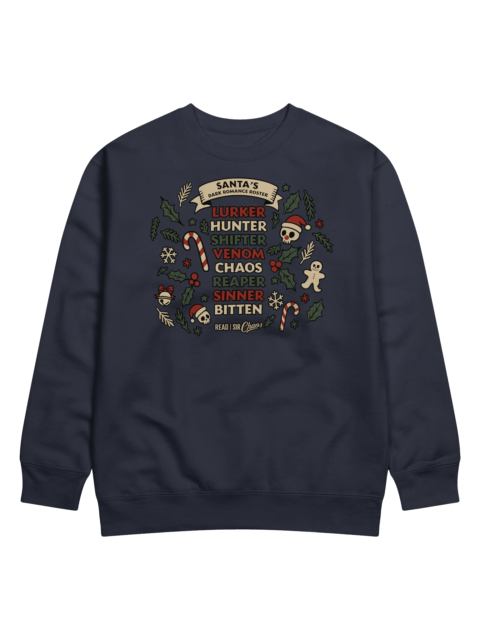 Santa's Dark Romance Roster Sweatshirt product image (2)
