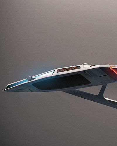 Starship Enterprise design. #scifi #startrek #space #spaceship #conceptdesign #blender3d #cgi #cg #modelshop