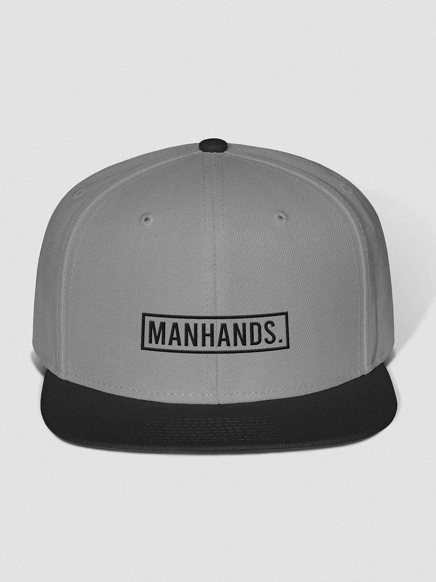 Otto Wool Blend Snapback Cap by MANHANDS. (Black Logo Variant) product image (3)
