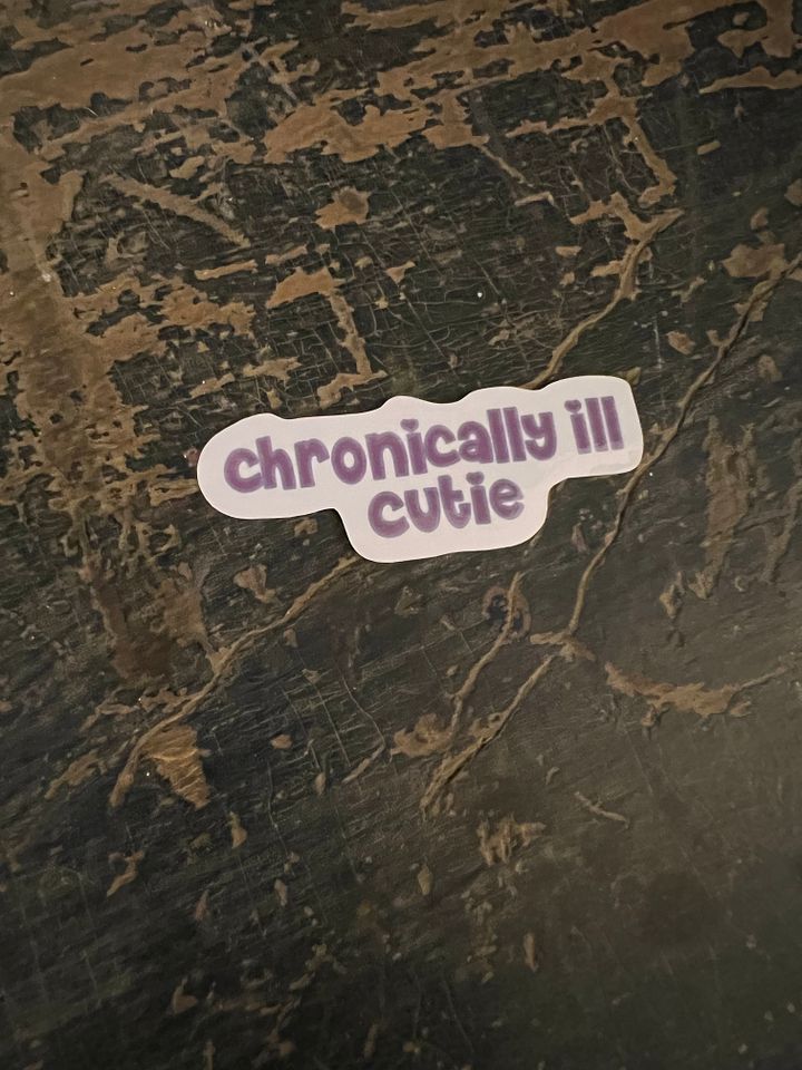 Chronically Ill Cutie - Vinyl Sticker product image (2)