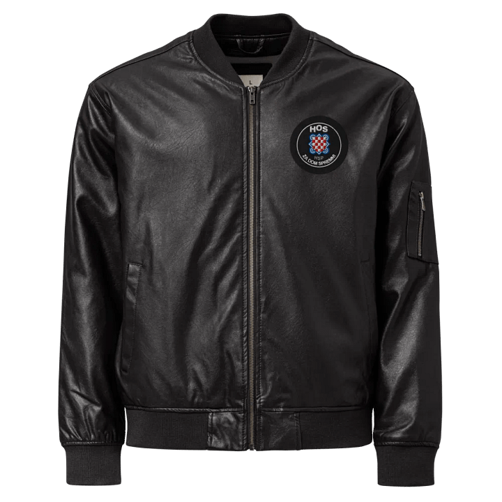 HOS Shield Checkerboard Bomber Jacket product image (1)
