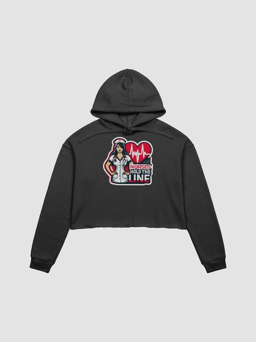 Stethoscope Nurse, Nurse heartbeat Crop Hoodie product image (1)