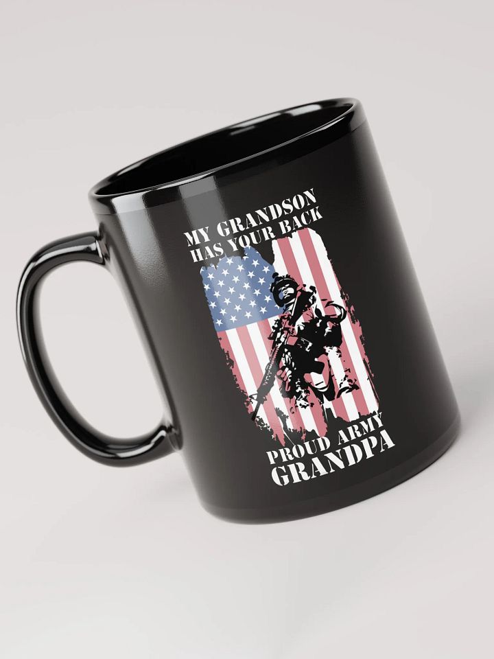 Proud Army Grandpa - Black Mug product image (1)