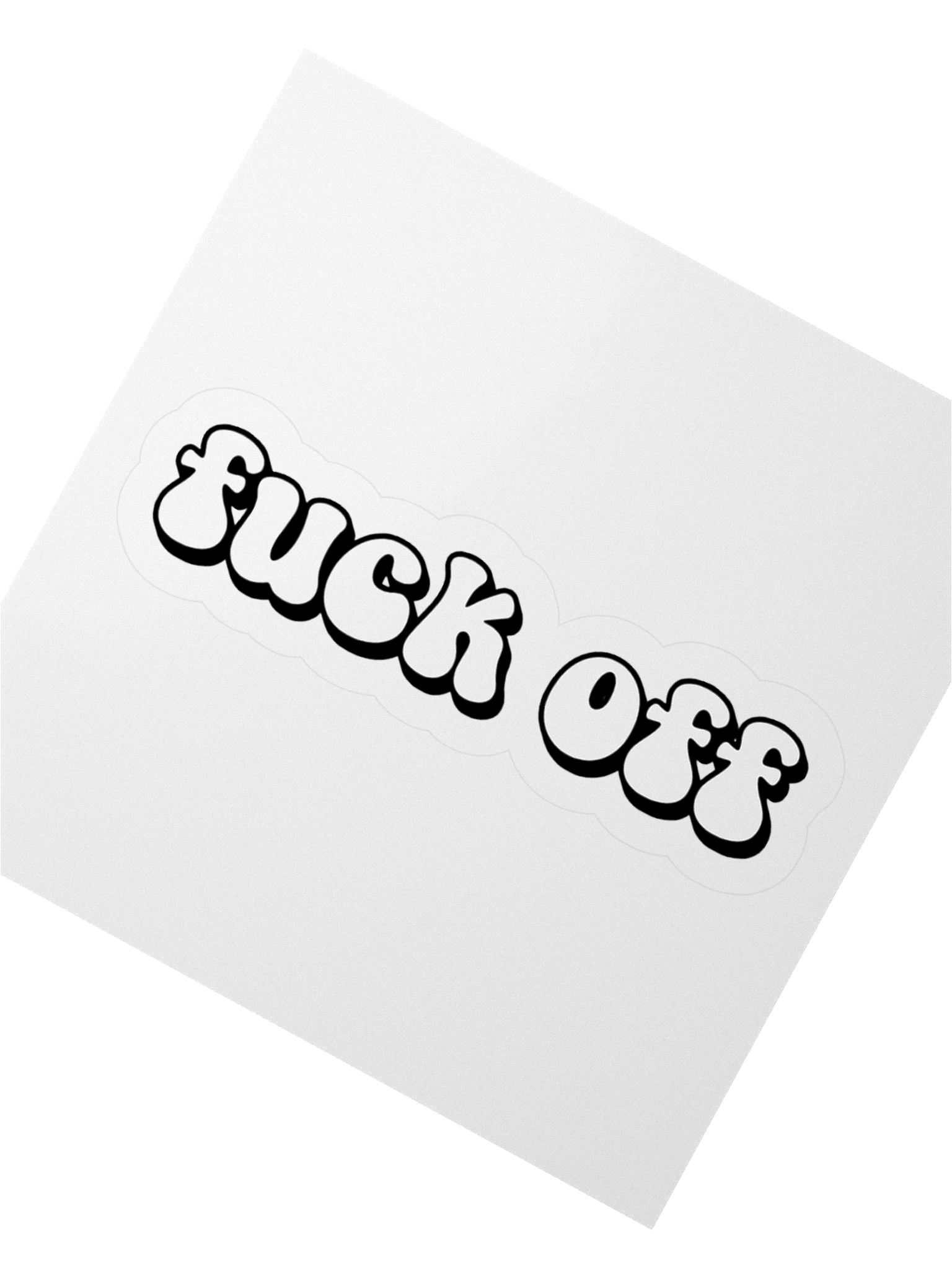 "Fuck Off" Sticker product image (6)