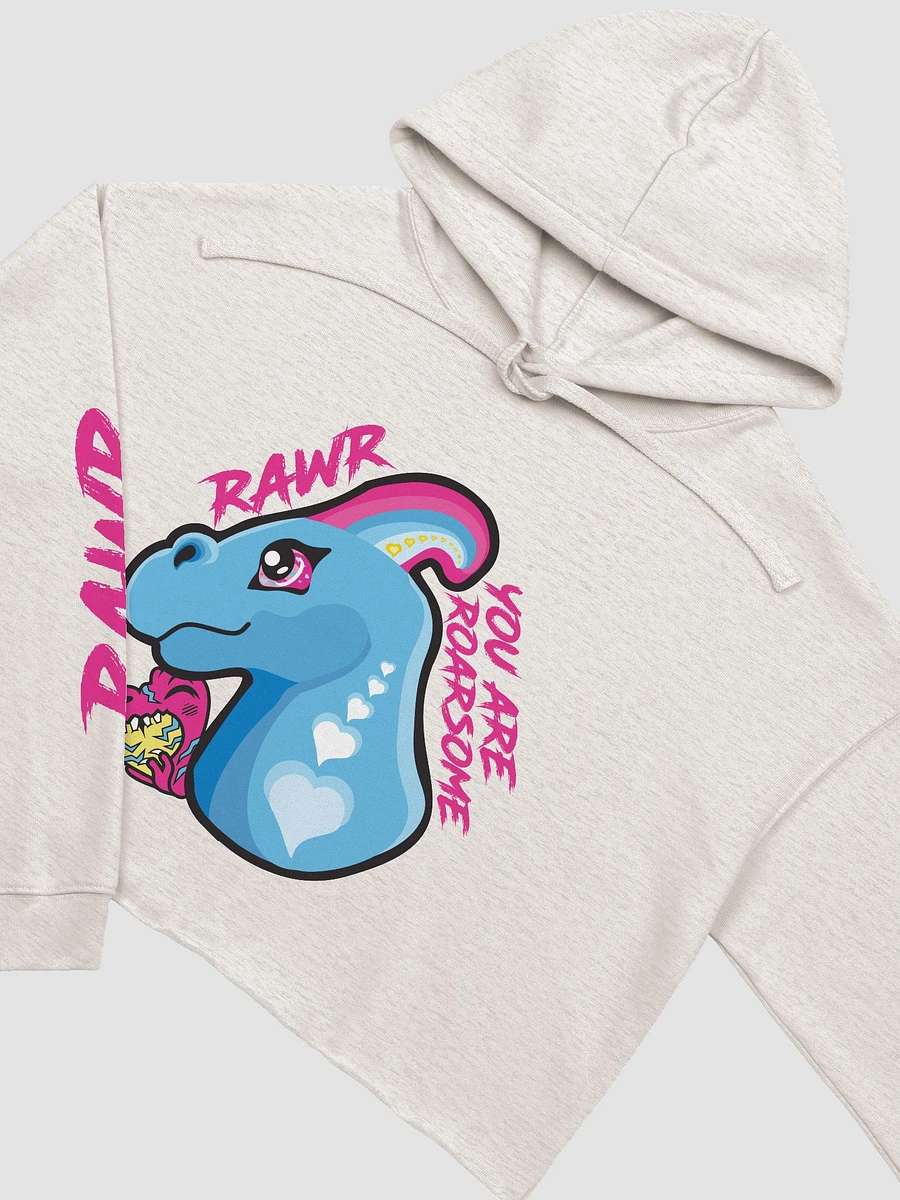 ROARSOME Pansexual Parasaur Cropped Hoodie (light) product image (3)