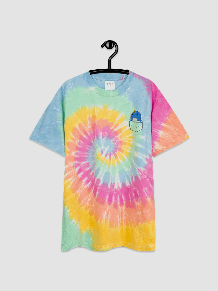 Narwhal pocket Tie-Dye shirt product image (2)