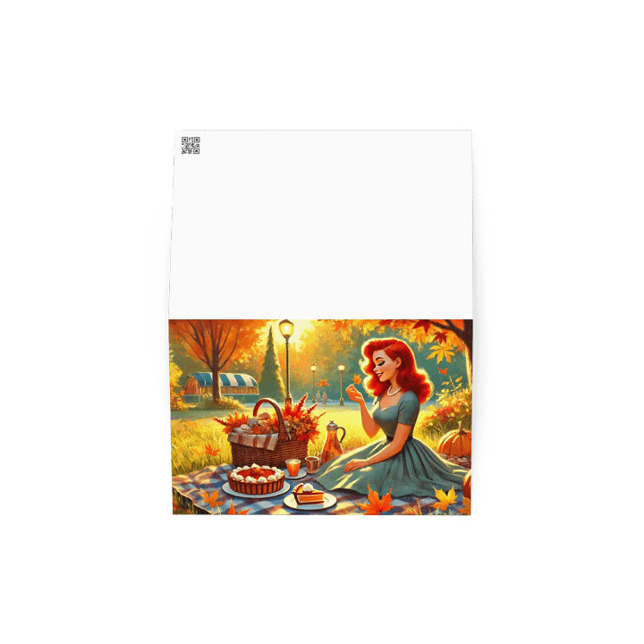 Autumn Picnic Greeting Card product image (4)