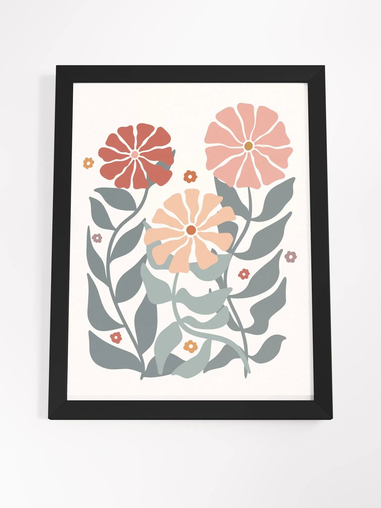 Soft Petal Symphony - Framed Poster product image (4)
