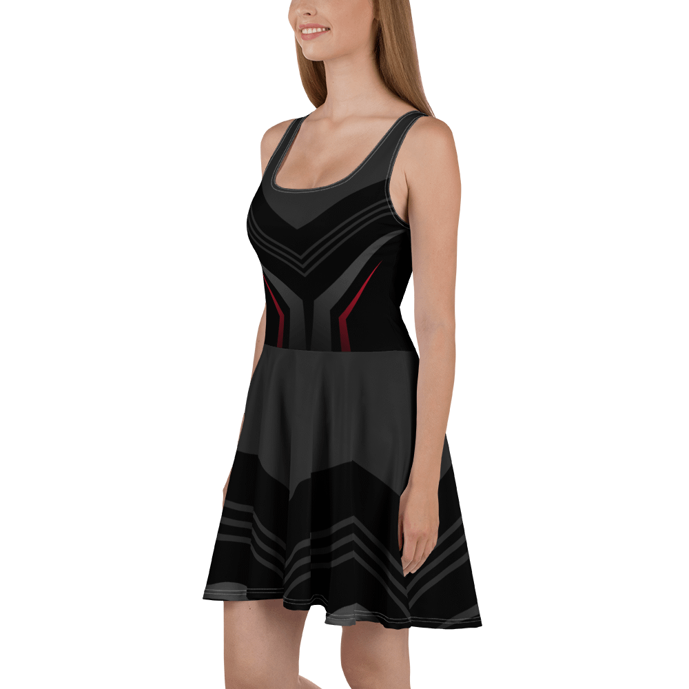 Geometric Fusion Sleeveless Skater Dress product image (1)