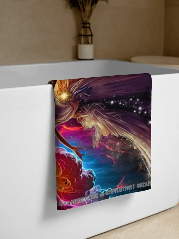 Celestial Goddess: Cosmic Ballet Towel product image (2)