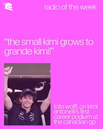 LETS GO KIMI!!!!!!!!!! an absolutely incredible showing from George, Kimi, and Mercedes 🩵🩵 first podium but certainly not the...