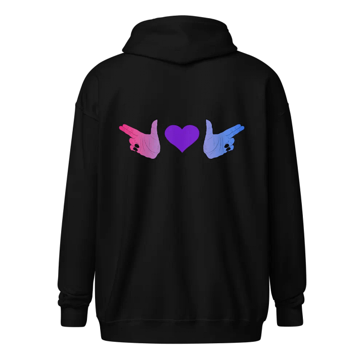 Finger Guns (bi flag) Hoodie product image (1)