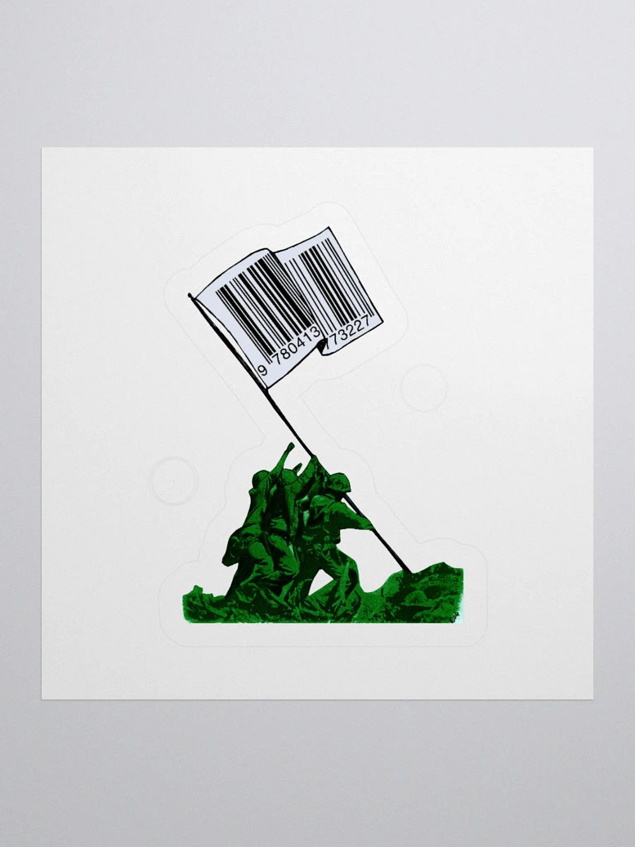 Raising The Flag Of Commerce - Kiss Cut Stickers product image (3)
