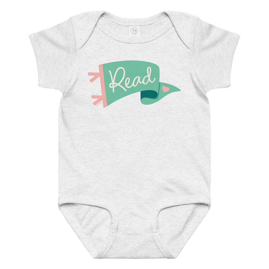 Go Team...Read! Mint Pennant Onesie product image (1)