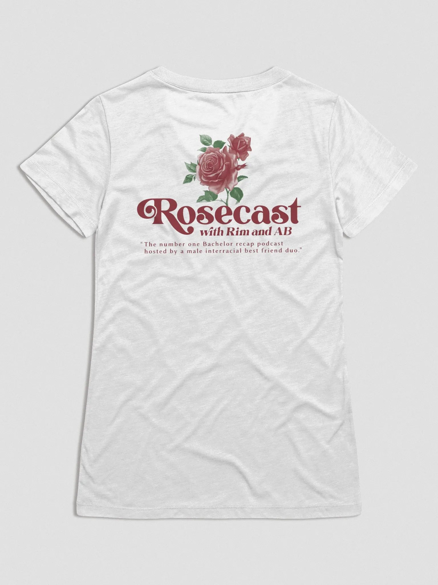 Retro Rose T-Shirt (Women's Triblend) (Front and back) product image (6)