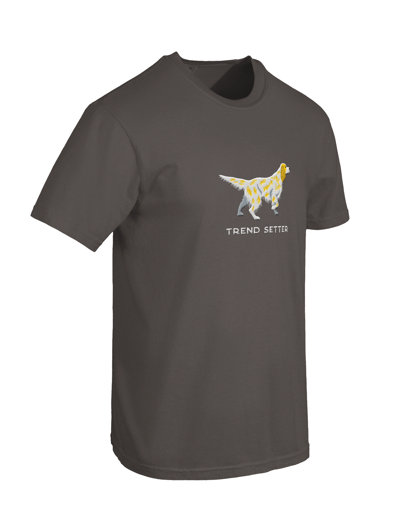 Trend Setter T-Shirt(Embroidered) of an English Setter(Lemon Belton) product image (45)