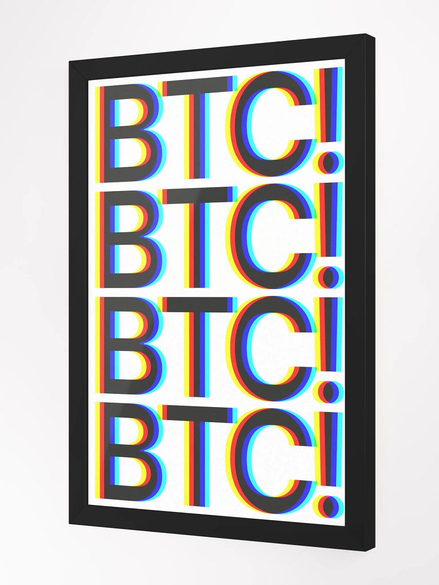 BTC! POP POSTER [framed] product image (3)