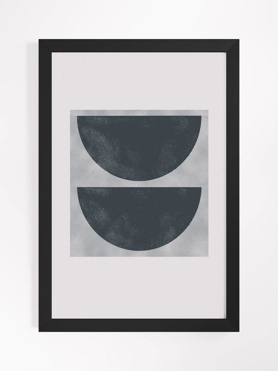 Textured Wood Framed Matte Poster | Elegant Wall Art for a Natural Touch product image (2)