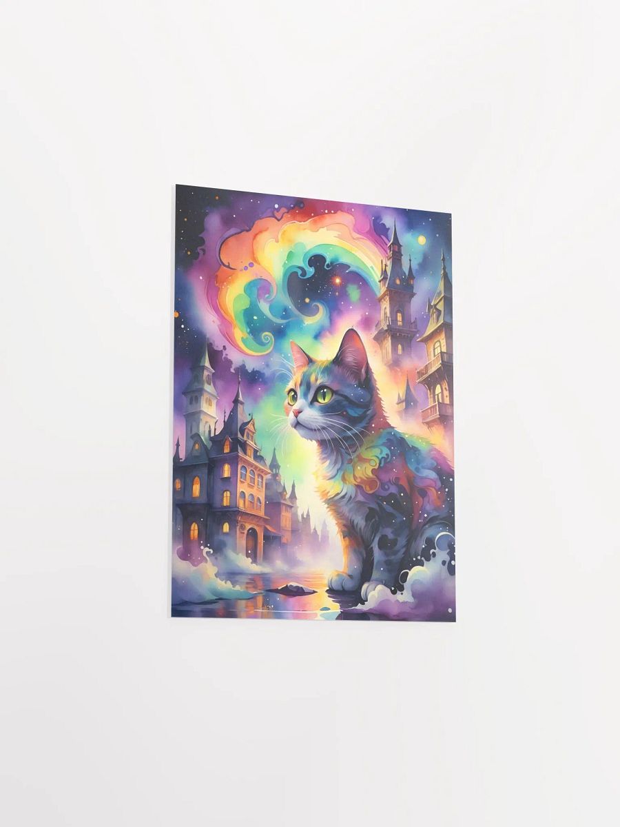 Rainbow Castle Cat Poster product image (7)