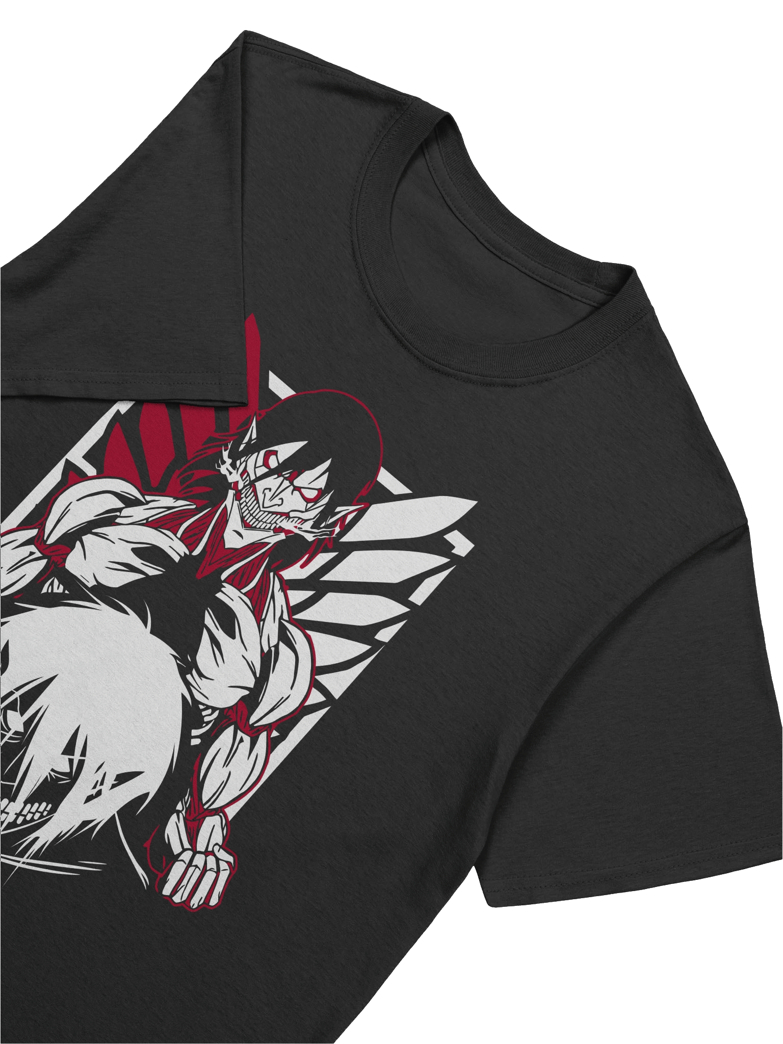 Attack on Titan – Eren Yeager Titan Resolve – Gildan Softstyle T-Shirt product image (5)