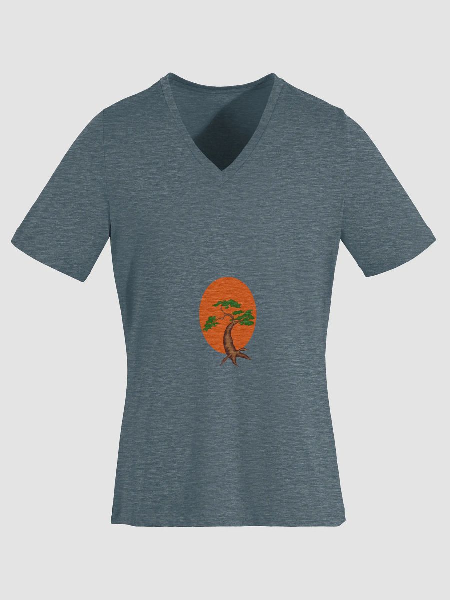 Sunset Tree Women's V-Neck Tee product image (1)