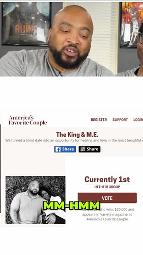 VOTE NOW! Support Us Today (Ends July 10th!) https://americasfavcouple.org/2025/the-king-m-e
Voting is now open! Show your su...