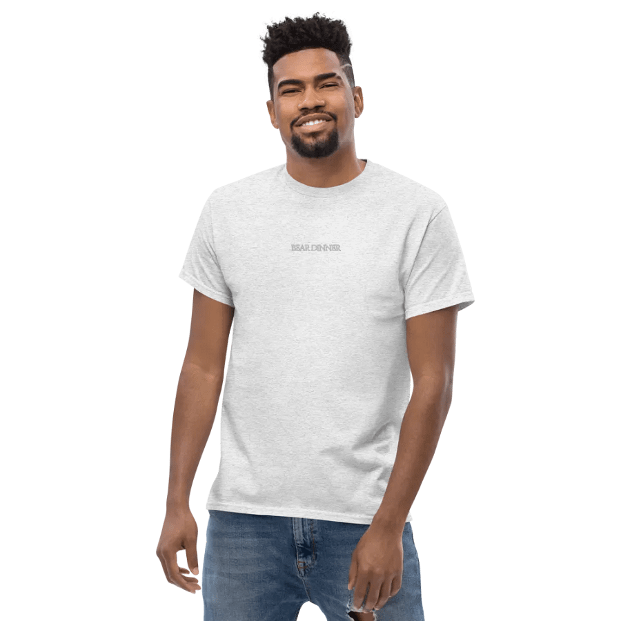 Bear Dinner Embroidered Shirt product image (97)