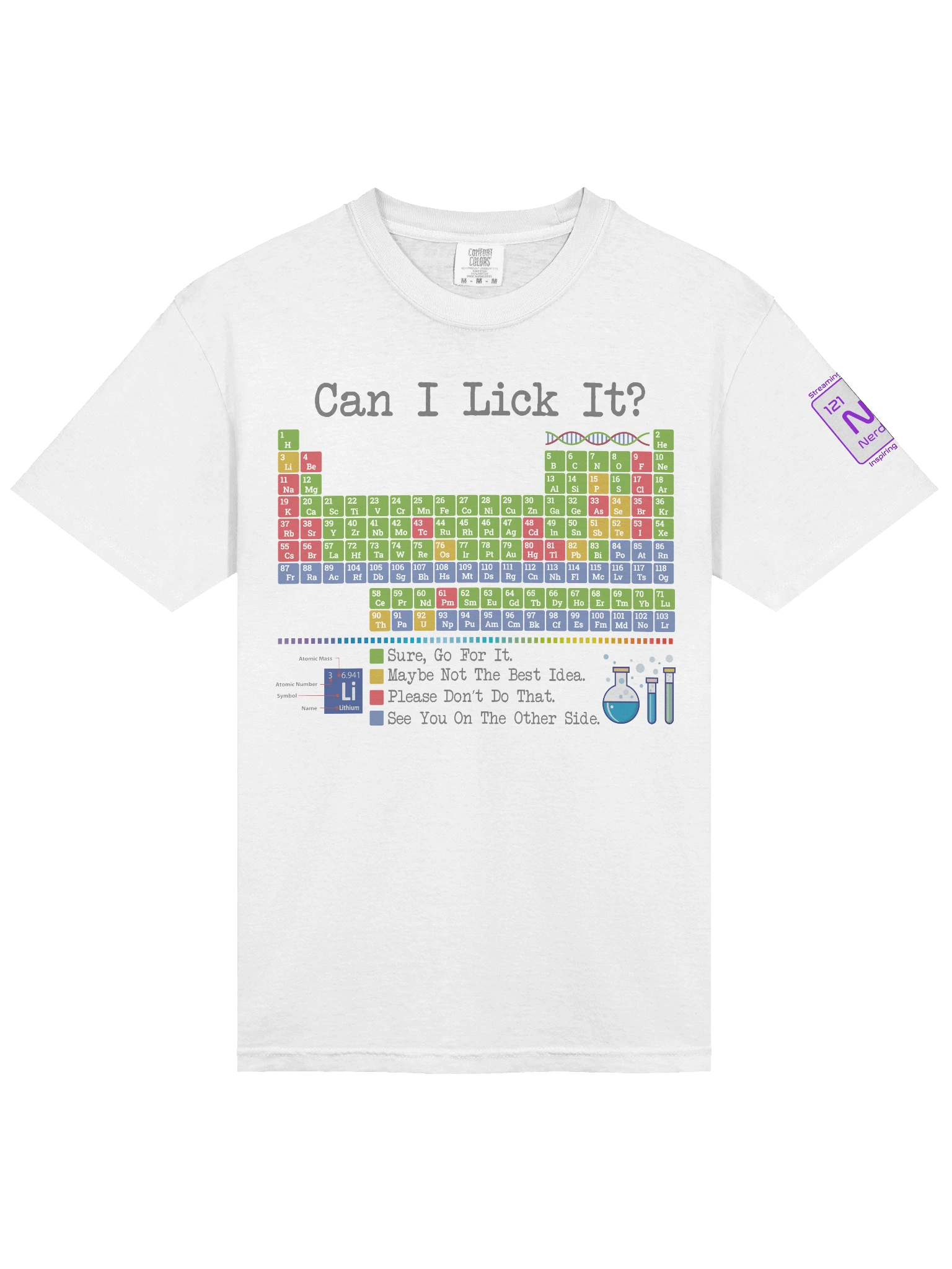 Can I Lick It Men's Tee - Gray Text product image (3)