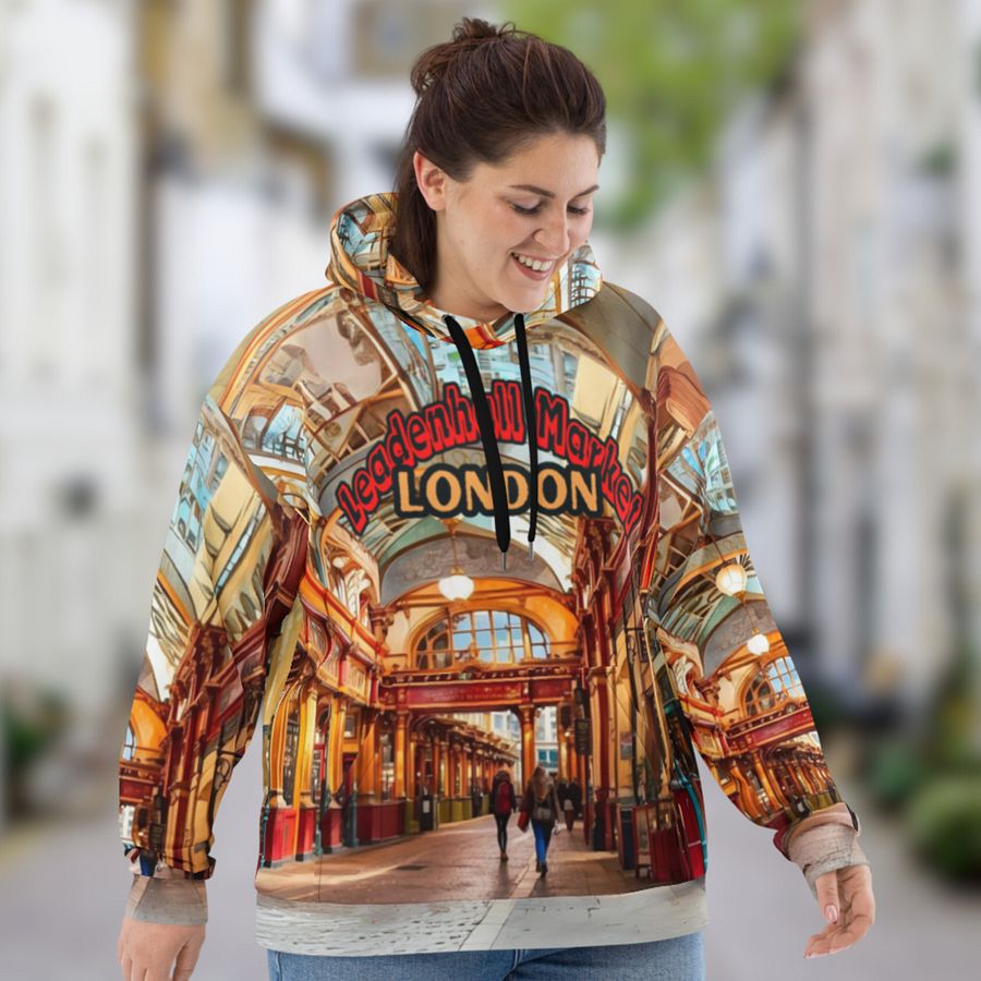 Leadenhall Market London All Over Print Hoodie product image (8)