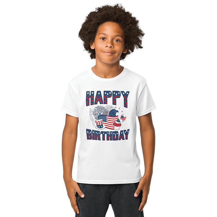 Happy Birthday (USA) Kids T-Shirt product image (1)
