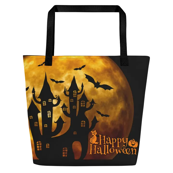 Moonlit Haunted Halloween Tote Bag product image (1)