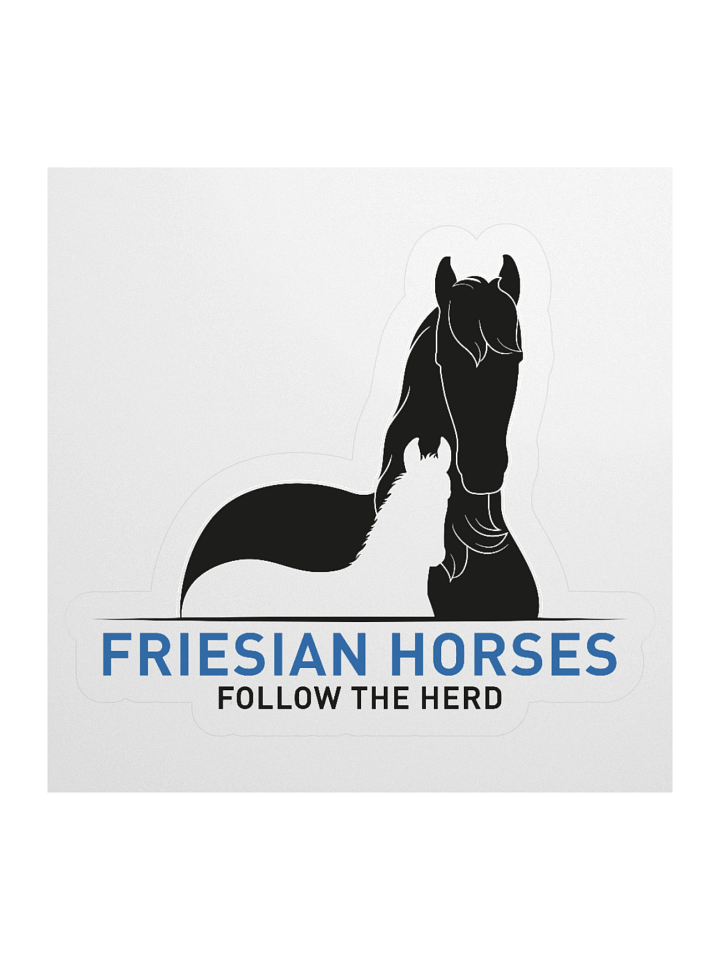 Friesian Horses Kiss Cut Stickers product image (3)