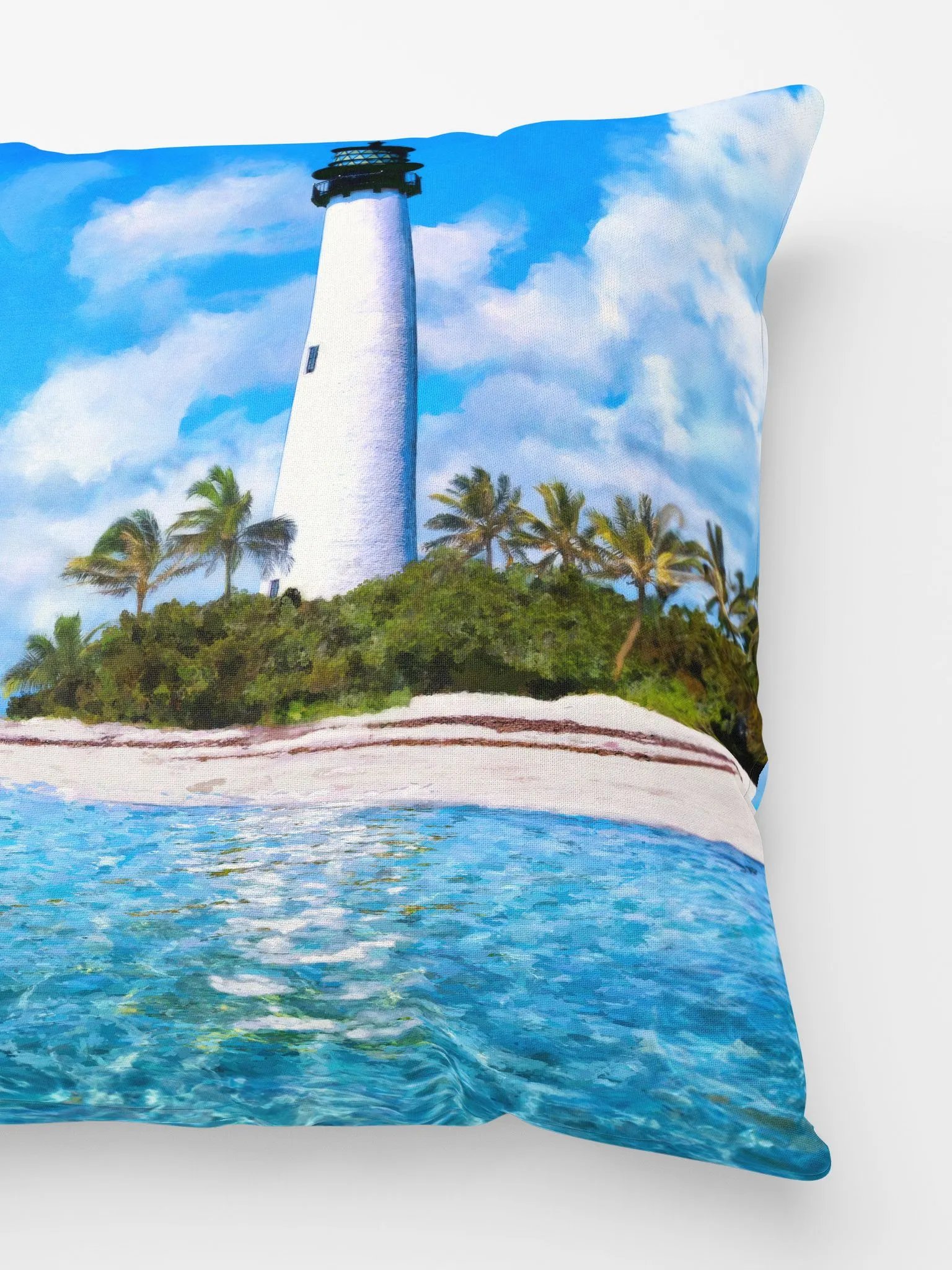 Cape Florida Lighthouse Throw Pillow product image (3)