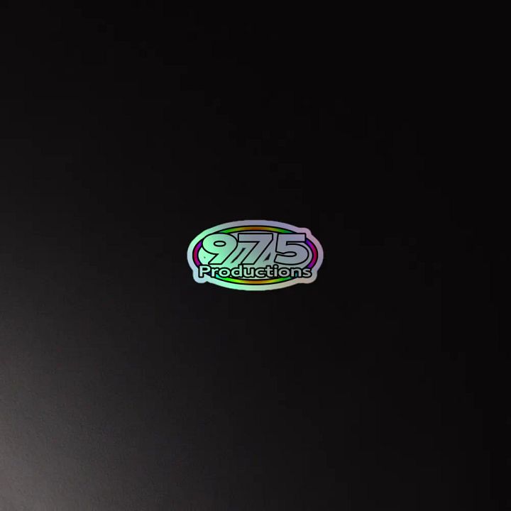 975 Productions Logo Sticker (Holographic) product image (2)