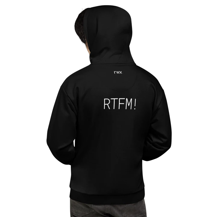 need help? RTFM! hoodie (dark mode) product image (1)