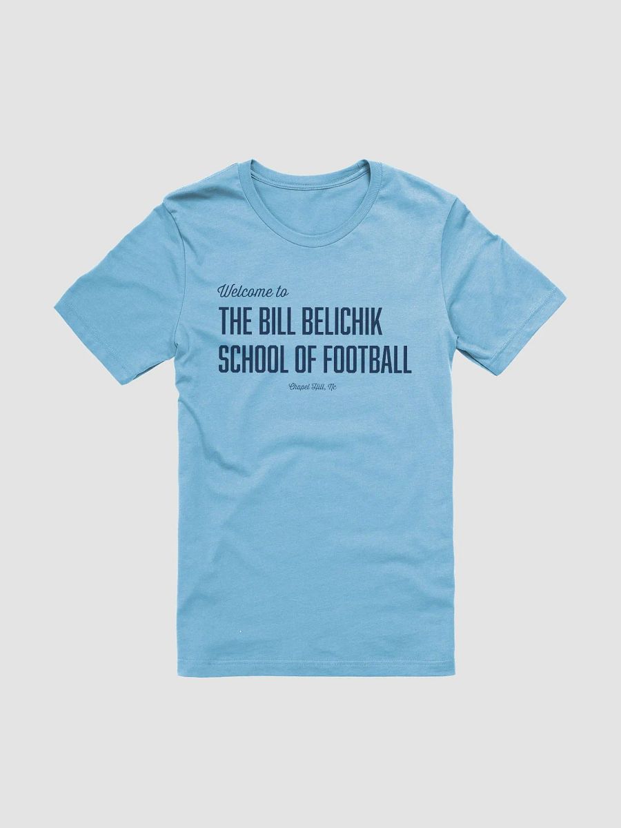 Welcome to the Bill Belichik School of Football T-Shirt (Blue) product image (1)