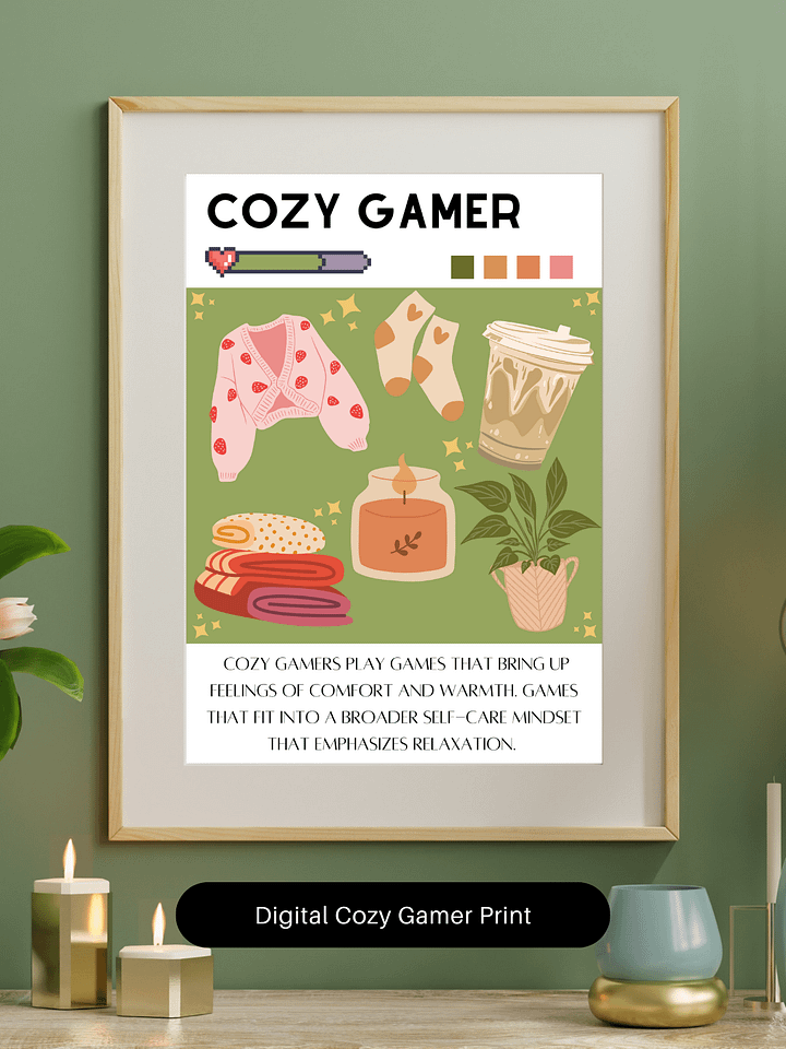 Cozy Gamer Digital Download product image (1)